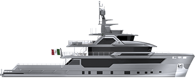 FLEXPLORER Explorer Yachts - Cantiere delle Marche - Shipyard in Italy